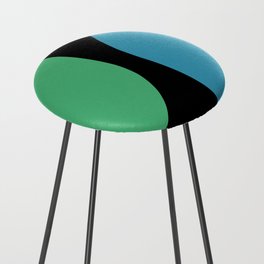 Modern Minimal Arch Abstract LV Counter Stool