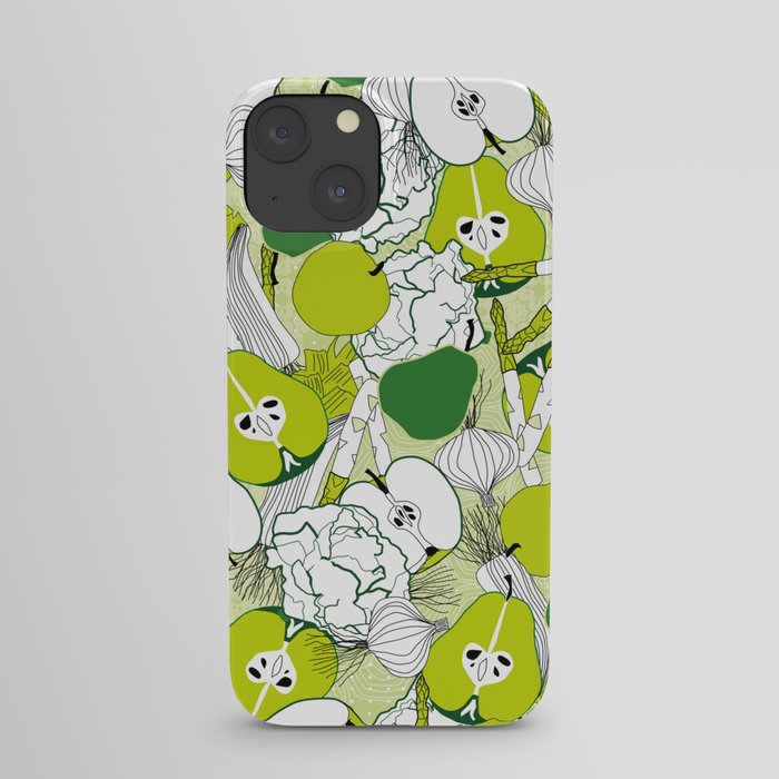 Vegetable pattern iPhone Case