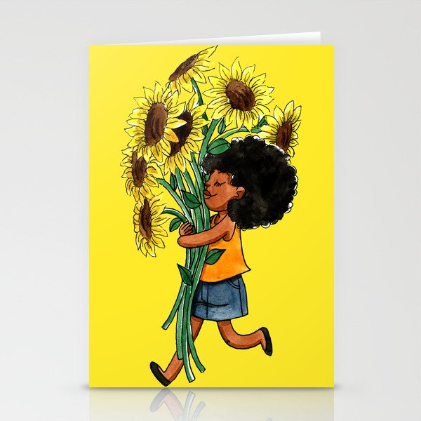 Sunflower Day Stationery Cards