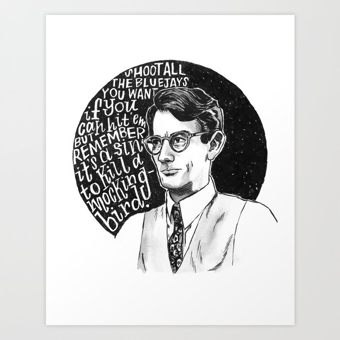 atticus finch drawing