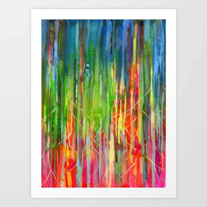 Forest Rainbow Art Print