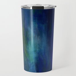 acrylic brushstrokes background Travel Mug