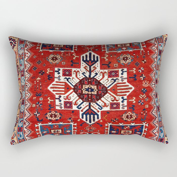 Sivas Central Anatolian Rug Print Rectangular Pillow
