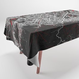 Bogota City Map of Colombia - Oriental Tablecloth