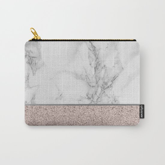 Marble + Glitter #2 Carry-All Pouch