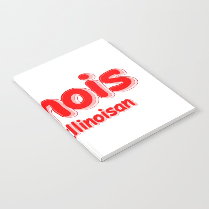 "#iLoveIllinoisan " Cute Design. Buy Now Notebook