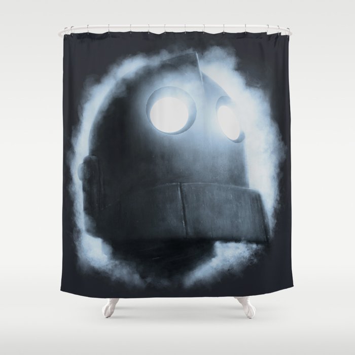 The Iron Giant Rises Shower Curtain By Chuckjackson Society6