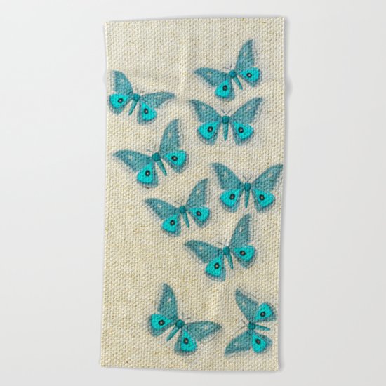 Coletivo "Mariposas" Beach Towel