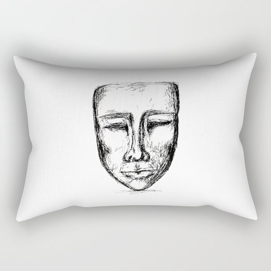 Face Rectangular Pillow