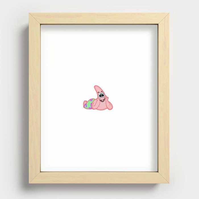 Cute Pat Recessed Framed Print