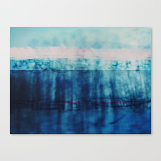 Abstract ~ Blue Landscape Canvas Print