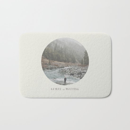 nature is waiting Bath Mat