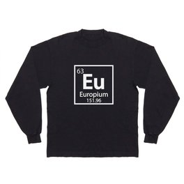 Europium - European Science Periodic Table Long Sleeve T-shirt