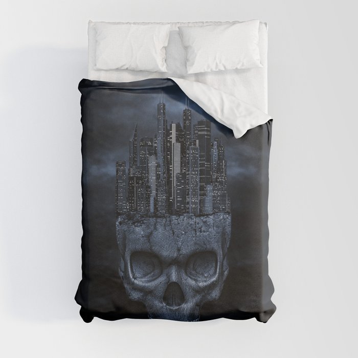 Dark city Duvet Cover