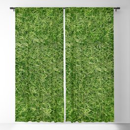 Grass Textures Turf Blackout Curtain