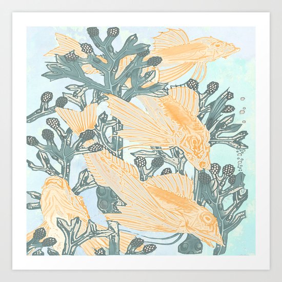 Crazy not to follow Art Print