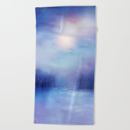 Calling The Sun XIX Beach Towel