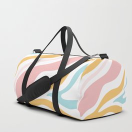 Retro Swirl Glam #1 #retro #decor #art #society6 Duffle Bag