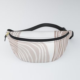 Minimal abstract neutral art Fanny Pack