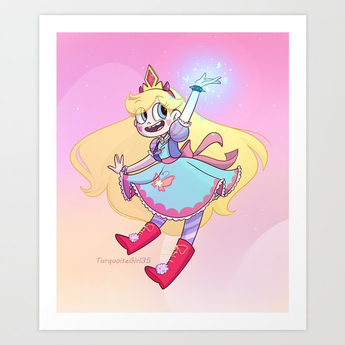 Star With Queen Outfit Star Vs The Forces Of Evil Art