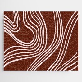 Abstract Earthy Curves  Jigsaw Puzzle