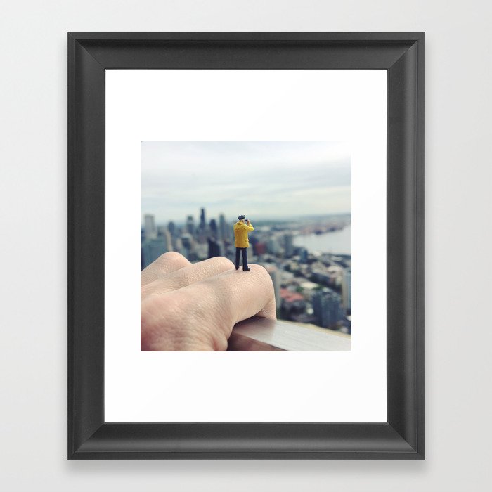Perspectives from up top Framed Art Print