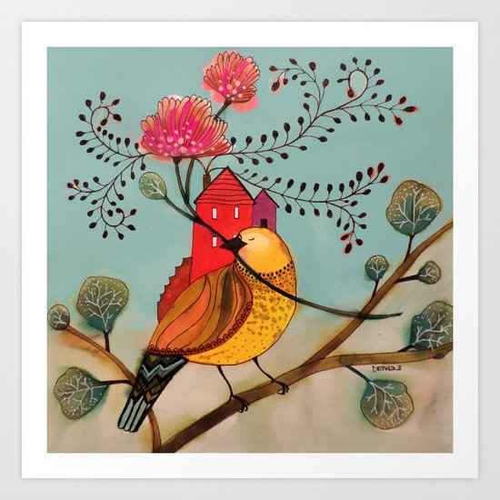 partout chez moi Art Print