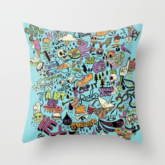 For the love of drawing Throw Pillow