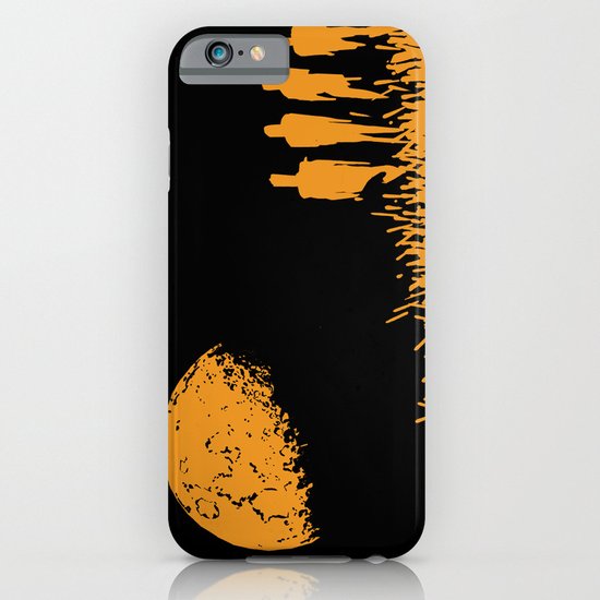 "New Moon" by Justin Hopkins (Black Version) iPhone & iPod Case