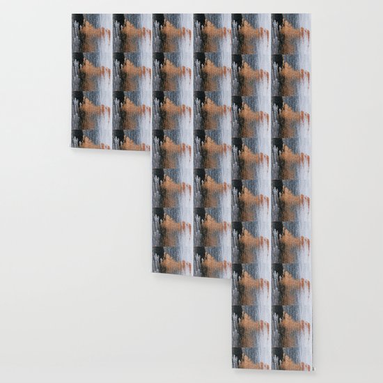 Rose Gold Dream Abstract Oil Painting Wallpaper By Mariannamills
