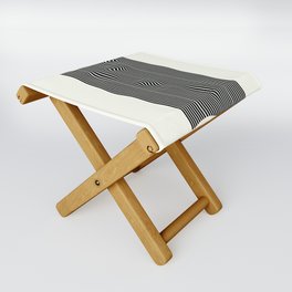 Abstract Lines Folding Stool