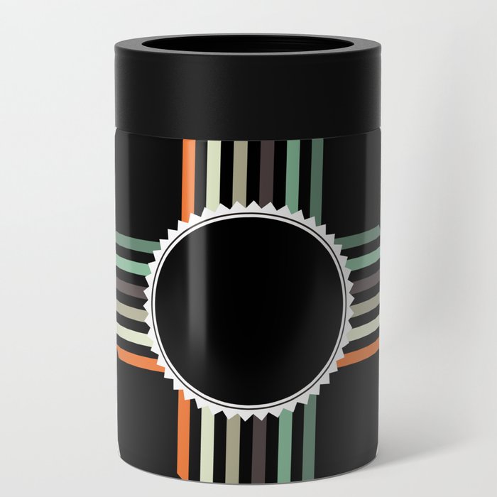 Retro Background Pattern 1 Can Cooler