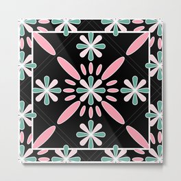 Retro Shapes geometric minimal abstract nr 2083 Metal Print | Shapes, Abstract, Minimal, Pattern, Rectangles, Relax, Simple, Circles, Geometry, Modern 
