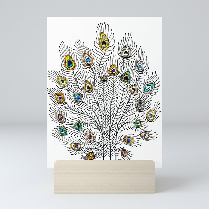 Peacock Mini Art Print