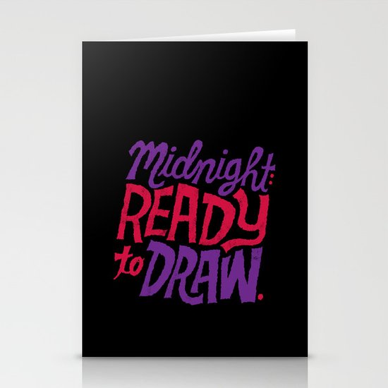 Midnight: Ready to Draw Stationery Cards