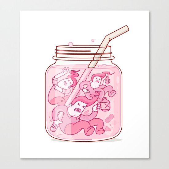 Gettin' Pickled Canvas Print