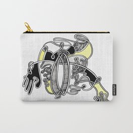 Jelita Rysunek #2 Carry-All Pouch | Noodles, Ink Pen, Abstract, Figure, Illustration, Marker, Drawing, Tape, Papertape, Blackandwhite 
