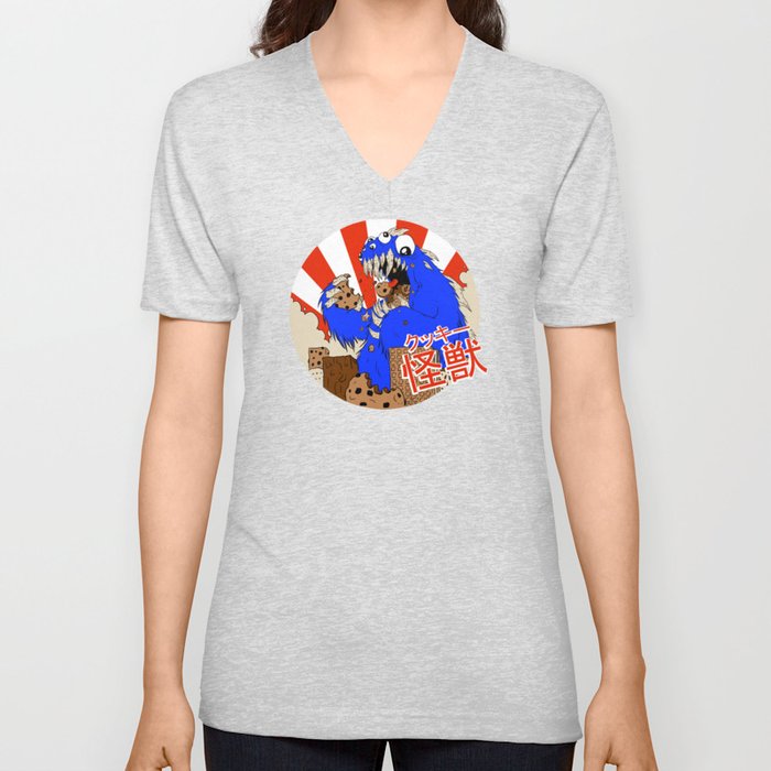 Kookie Kaiju V Neck T Shirt