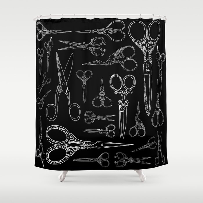 Scissors Shower Curtain