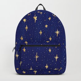Silent Night Stars (blue) Backpack