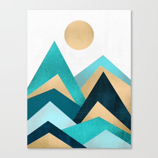 Waves / Version 2 Canvas Print