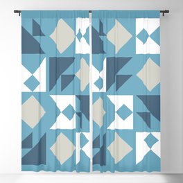 Classic triangle modern composition 20 Blackout Curtain