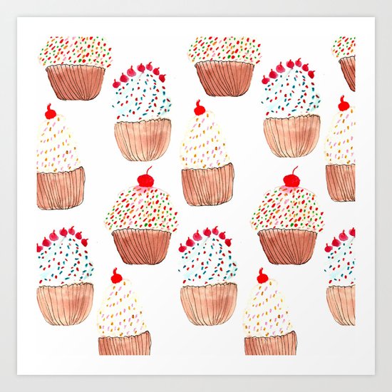 Cupcakes Art Print