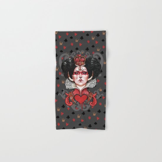 Queen of Hearts Hand & Bath Towel