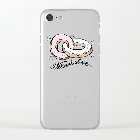 ETERNAL LOVE Clear iPhone Case