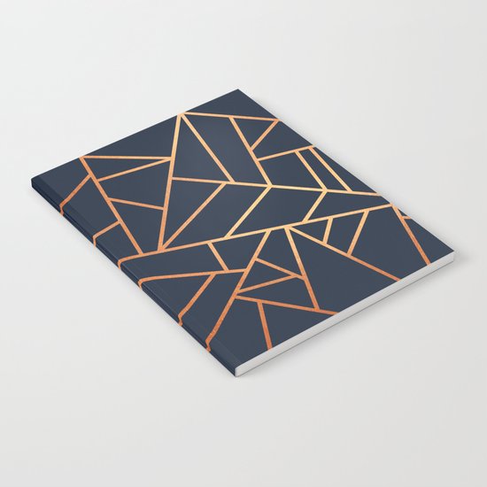 Copper and Midnight Navy Notebook