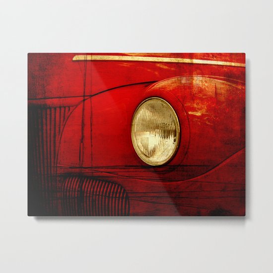 Heart Of Steel Metal Print