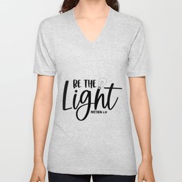 Be the Light V Neck T Shirt