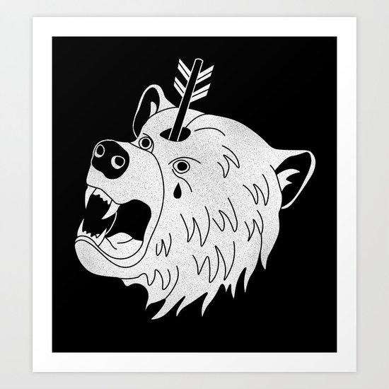 Bear in Mind Art Print