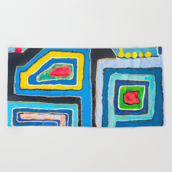 Urban Happiness Beach Towel